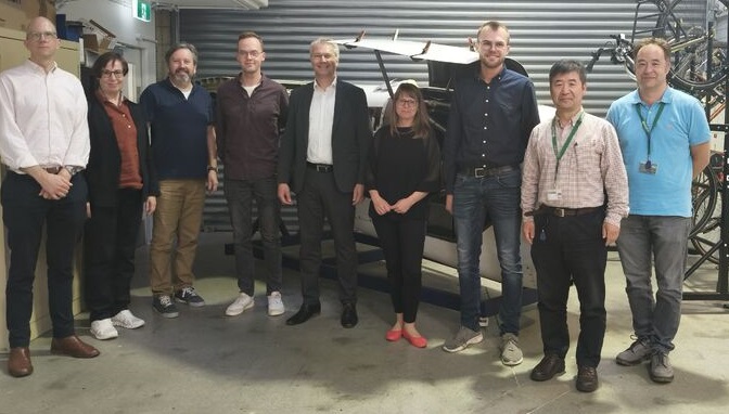German delegation and Institute staff
